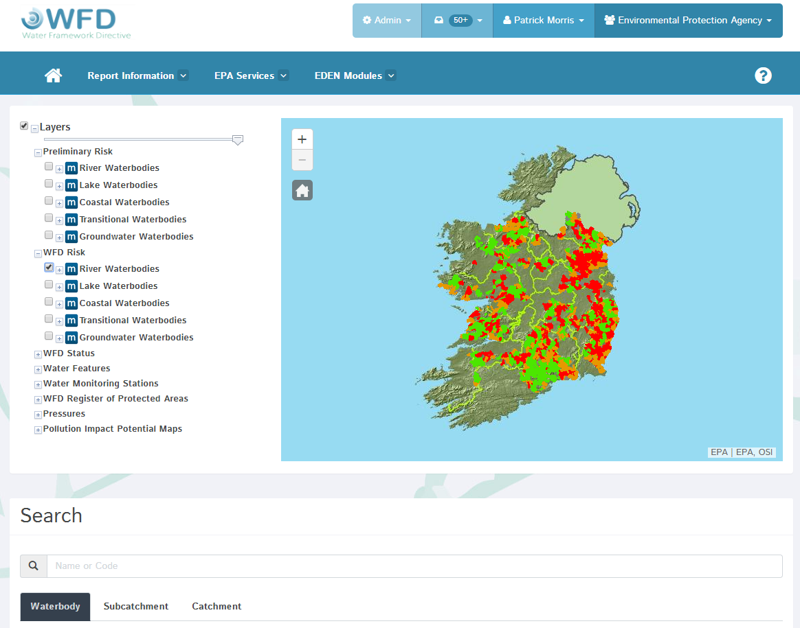 WFD App - Catchments.ie - Catchments.ie